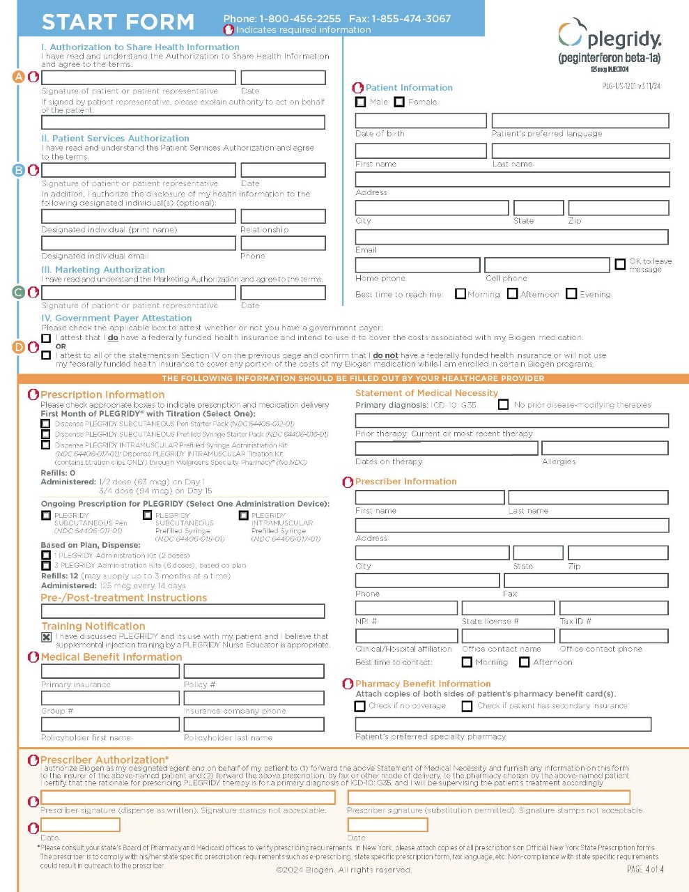 Start Form Image
