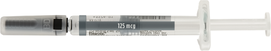 PLEGRIDY SC prefilled syringe